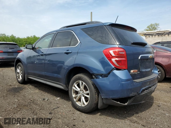 2017 Chevrolet Equinox LT with VIN 2GNFLFEK5H6242338, listed as a Copart auction lot 56461435 with 132,206 mi miles and Salvage Title. Bid and sale history available at DreamBid. Image 2.
