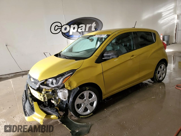 2022 Chevrolet Spark LS with VIN KL8CB6SA7NC037335, listed as a Copart auction lot 49241705 with 29,495 mi miles and Clean Title. Bid and sale history available at DreamBid. Image 1.