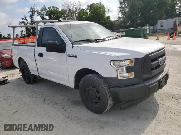 2017 Ford F-150 XL with VIN 1FTMF1C80HKE39125, listed as a Copart auction lot 56379345 with 136,264 mi miles and Clean title. Bid and sale history available at DreamBid. Image 4.