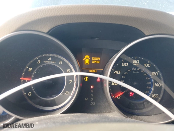 2007 Acura MDX Tech/Entertainment Pkg with VIN 2HNYD28487H539041, listed as a Copart auction lot 52164735 with 178,241 mi miles and Salvage Title. Bid and sale history available at carsss.com. Image 9.