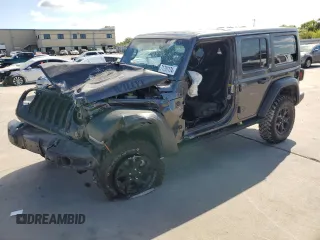 2021 Jeep Wrangler Unlimited Sport S z VIN 1C4HJXDG9MW850373, wystawiony jako Copart lot #71781174 z przebiegiem 55 782 mil mil oraz Szkoda całkowita • Salvage title. Historia ofert i sprzedaży dostępna na DreamBid. Obrazek 1.