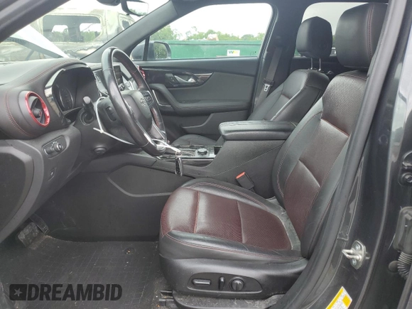 2019 Chevrolet Blazer RS with VIN 3GNKBJRS3KS703107, listed as a Copart auction lot 56701205 with 60,816 mi miles and Salvage title. Bid and sale history available at DreamBid. Image 7.