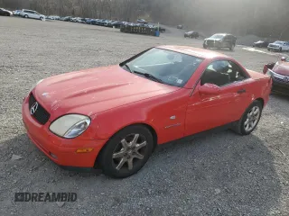 1999 Mercedes-Benz SLK-Class with VIN WDBKK47F0XF141855, listed as a Copart auction lot 50087675 with 166,381 mi miles and Clean Title. Bid and sale history available at carsss.com. Image 1.