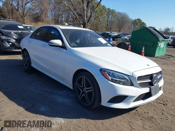 2019 Mercedes-Benz C 300 with VIN WDDWF8EB9KR514368, listed as a IAAI auction lot 41706039 with 71,315 mi miles and . Bid and sale history available at carsss.com. Image 1.