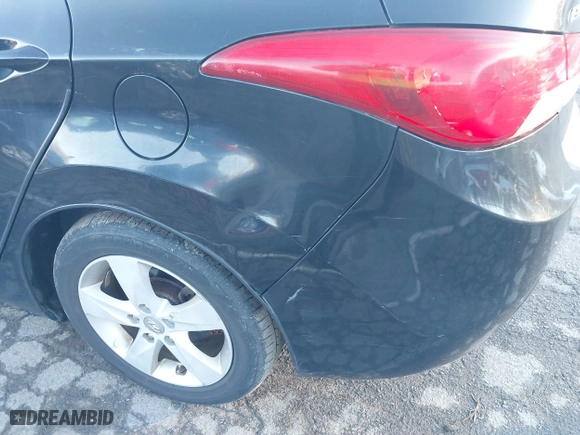2012 Hyundai Elantra GLS with VIN KMHDH4AE8CU254219, listed as a IAAI auction lot 41206192 with 210,817 mi miles. Bid and sale history available at carsss.com. Image 6.