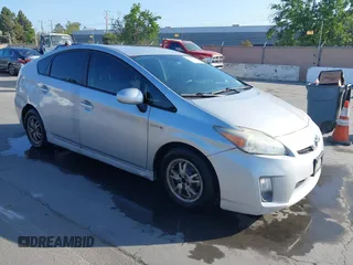 2011 Toyota Prius I with VIN JTDKN3DU5B0257215, listed as a IAAI auction lot 42055896 with 218,865 mi miles. Bid and sale history available at carsss.com. Image 1.