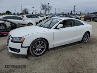 2012 Audi A5 2.0T Premium Plus with VIN WAULFAFR7CA042930, listed as a Copart auction lot 53822845 with 108,706 mi miles and Clean Title. Bid and sale history available at carsss.com. Image 1.