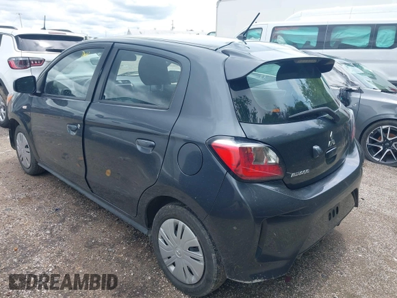 2024 Mitsubishi Mirage ES z VIN ML32AUHJXRH007162, wystawiony jako IAAI lot #42499177 z przebiegiem 24 016 mil mil oraz . Historia ofert i sprzedaży dostępna na DreamBid. Obrazek 3.