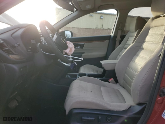 2019 Honda CR-V EX with VIN 2HKRW2H57KH635630, listed as a Copart auction lot 50453585 with 38,338 mi miles and Salvage Title. Bid and sale history available at carsss.com. Image 7.
