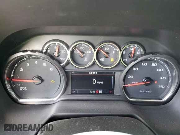2023 Chevrolet Tahoe Commercial with VIN 1GNSKLED7PR268508, listed as a Copart auction lot 50734945 with 7,353 mi miles and Clean title. Bid and sale history available at DreamBid. Image 9.
