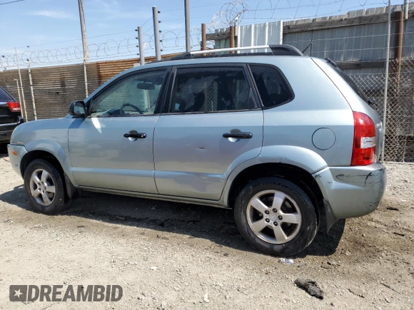 2007 Hyundai Tucson GL with VIN KM8JM72B97U574675, listed as a Copart auction lot 50367775 with 191,883 mi miles and Clean Title. Bid and sale history available at carsss.com. Image 2.