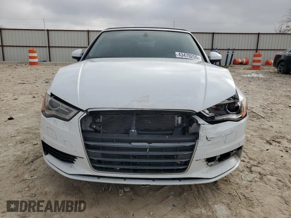 2015 Audi A3 1.8T Premium Plus with VIN WAU5CLFF8F1099645, listed as a Copart auction lot 43470255 with 83,301 mi miles and Salvage Title. Bid and sale history available at carsss.com. Image 5.