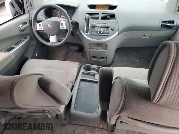 2009 Nissan Quest S with VIN 5N1BV28U99N106407, listed as a Copart auction lot 82570734 with 140,772 mi miles and Salvage Title. Bid and sale history available at carsss.com. Image 8.