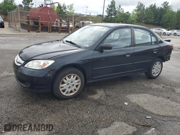 2004 Honda Civic LX with VIN 2HGES16554H543338, listed as a Copart auction lot 56353535 with 60,610 mi miles and Clean Title. Bid and sale history available at DreamBid. Image 1.