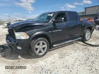 2011 Ram 1500 Big Horn with VIN 1D7RV1CT0BS660671, listed as a Copart auction lot 54839365 with 156,878 mi miles and Clean title. Bid and sale history available at DreamBid. Image 1.