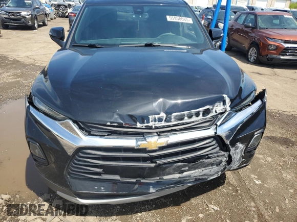 2021 Chevrolet Blazer LT z VIN 3GNKBCRS1MS527138, wystawiony jako Copart lot #55958085 z przebiegiem 60 263 mil mil oraz Szkoda całkowita • Salvage title. Historia ofert i sprzedaży dostępna na DreamBid. Obrazek 11.