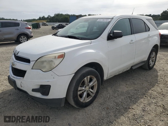 2011 Chevrolet Equinox LS with VIN 2CNALBEC4B6216448, listed as a Copart auction lot 54726755 with 185,178 mi miles and Clean Title. Bid and sale history available at DreamBid. Image 1.