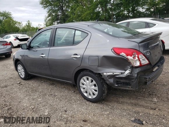 2017 Nissan Versa SV with VIN 3N1CN7AP7HL839843, listed as a Copart auction lot 58480605 with 101,910 mi miles and Salvage title. Bid and sale history available at DreamBid. Image 2.