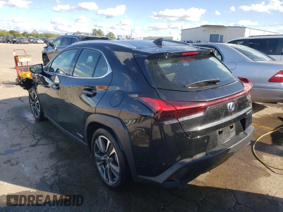 2019 Lexus UX with VIN JTHU9JBH3K2014710, listed as a Copart auction lot 60191962 with 15,230 mi miles. Bid and sale history available at carsss.com. Image 3.