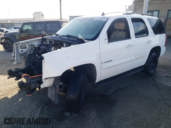 2007 GMC Yukon SLT with VIN 1GKFC13037R170429, listed as a Copart auction lot 68454074 with 0 mi miles and Salvage Title. Bid and sale history available at carsss.com. Image 1.