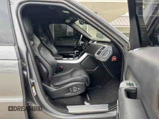 2018 Land Rover Range Rover Sport SVR with VIN SALWZ2SE3JA181653, listed as a Copart auction lot 50033545 with 84,325 mi miles and Clean Title. Bid and sale history available at carsss.com. Image 5.