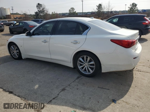 2015 Infiniti Q50 Premium with VIN JN1BV7AP5FM338254, listed as a Copart auction lot 43929335 with 119,056 mi miles and Salvage title. Bid and sale history available at DreamBid. Image 2.
