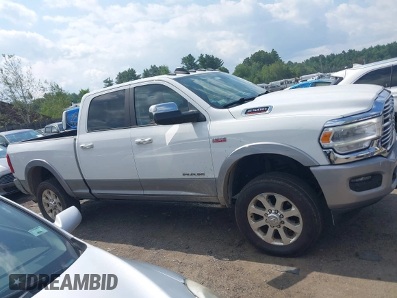 2020 Ram 2500 Laramie with VIN 3C6UR5FJ3LG141592, listed as a IAAI auction lot 42777818 with 194,980 mi miles and . Bid and sale history available at DreamBid. Image 13.