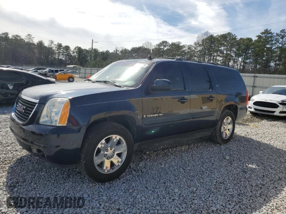 2007 GMC Yukon XL SLT with VIN 1GKFC16097J305052, listed as a Copart auction lot 45855725 with 211,610 mi miles and Salvage Title. Bid and sale history available at carsss.com. Image 1.