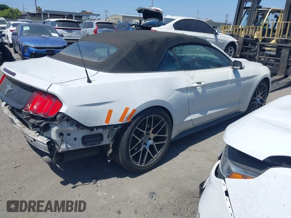 2015 Ford Mustang V6 with VIN 1FATP8EM3F5427080, listed as a IAAI auction lot 42507748 with 139,136 mi miles and . Bid and sale history available at DreamBid. Image 4.
