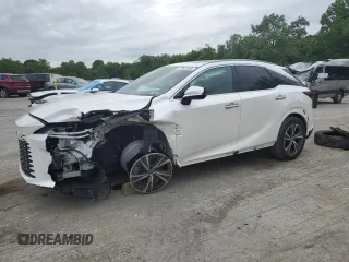 2024 Lexus RX 350 z VIN 2T2BAMCA7RC087234, wystawiony jako Copart lot #57991005 z przebiegiem 5 669 mil mil oraz Szkoda całkowita • Salvage title. Historia ofert i sprzedaży dostępna na DreamBid. Obrazek 1.
