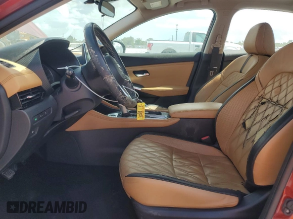 2020 Nissan Sentra SV with VIN 3N1AB8CV9LY306499, listed as a Copart auction lot 54952555 with 22,881 mi miles and Salvage Title. Bid and sale history available at DreamBid. Image 7.