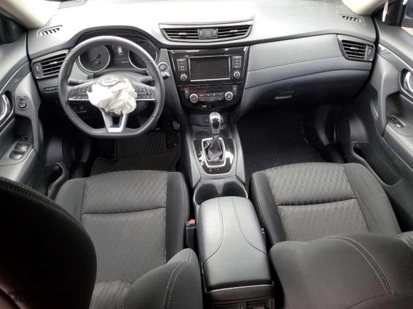 2019 Nissan Rogue SV with VIN KNMAT2MT0KP552619, listed as a Copart auction lot 70451874 with 45,554 mi miles and Salvage Title. Bid and sale history available at carsss.com. Image 8.