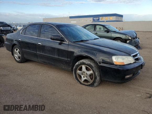 2003 Acura TL with VIN 19UUA56643A086128, listed as a Copart auction lot 50195005 with 172,376 mi miles and Salvage Title. Bid and sale history available at carsss.com. Image 4.