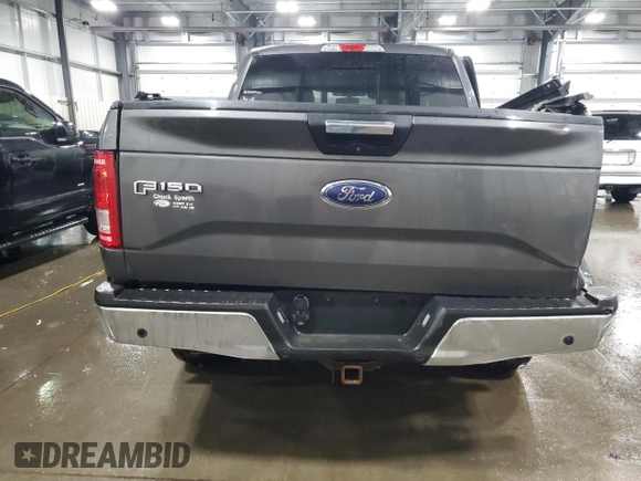 2015 Ford F-150 XLT with VIN 1FTEW1EP4FKE16999, listed as a Copart auction lot 58044245 with 83,362 mi miles and Salvage title. Bid and sale history available at DreamBid. Image 6.