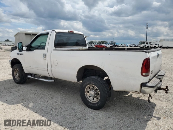 2002 Ford F-350 XL with VIN 1FTSF31L42EA65313, listed as a Copart auction lot 74520824 with 155,237 mi miles and Salvage Title. Bid and sale history available at DreamBid. Image 2.