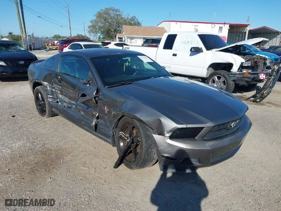2010 Ford Mustang V6 with VIN 1ZVBP8AN3A5165457, listed as a IAAI auction lot 41772435 with 142,226 mi miles. Bid and sale history available at carsss.com. Image 1.