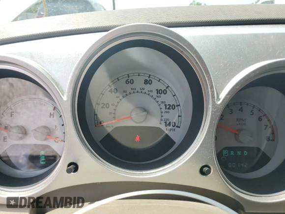 2006 Chrysler PT Cruiser GT with VIN 3C3HY75S26T374592, listed as a Copart auction lot 60694335 with 80,142 mi miles and Clean title. Bid and sale history available at DreamBid. Image 9.