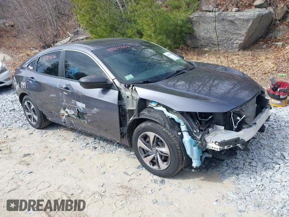 2020 Honda Civic LX with VIN 2HGFC2F6XLH509250, listed as a IAAI auction lot 41904206 with 52,583 mi miles and . Bid and sale history available at DreamBid. Image 1.