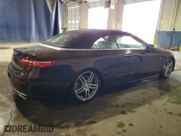 2018 Mercedes-Benz E-Class E 400 with VIN WDD1K6FB8JF023038, listed as a Copart auction lot 52787475 with 0 mi miles and Salvage Title. Bid and sale history available at carsss.com. Image 3.