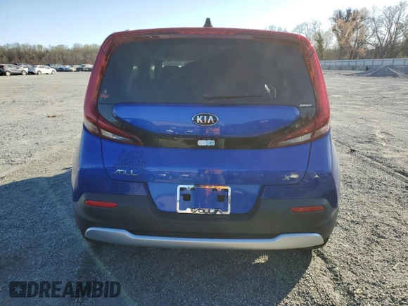 2020 Kia Soul S with VIN KNDJ23AU3L7077989, listed as a Copart auction lot 50271065 with 51,001 mi miles and Salvage Title. Bid and sale history available at carsss.com. Image 6.
