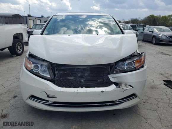 2016 Honda Odyssey EX-L with VIN 5FNRL5H67GB121592, listed as a Copart auction lot 52450025 with 128,651 mi miles and Salvage Title. Bid and sale history available at carsss.com. Image 5.