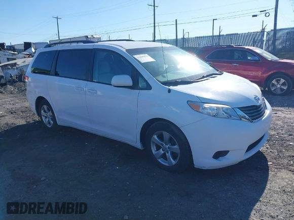 2014 Toyota Sienna LE AAS with VIN 5TDKK3DC6ES489789, listed as a IAAI auction lot 41899933 with 81,090 mi miles and . Bid and sale history available at DreamBid. Image 1.