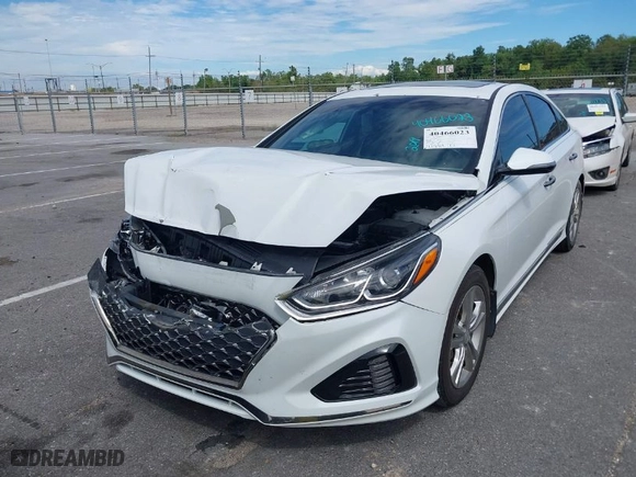 2019 Hyundai Sonata Sport with VIN 5NPE34AFXKH772292, listed as a IAAI auction lot 40466023 with 46,224 mi miles. Bid and sale history available at carsss.com. Image 6.