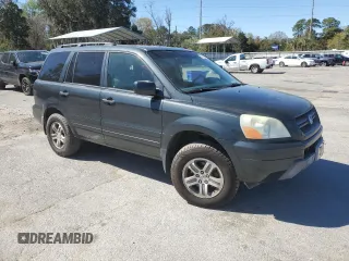 2005 Honda Pilot EX-L with VIN 5FNYF18505B022791, listed as a Copart auction lot 49183525 with 110,113 mi miles and Salvage Title. Bid and sale history available at carsss.com. Image 4.