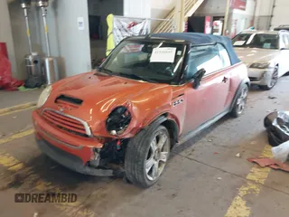 2005 MINI Convertible S with VIN WMWRH33455TK55035, listed as a IAAI auction lot 41936645 with 111,018 mi miles and . Bid and sale history available at DreamBid. Image 2.