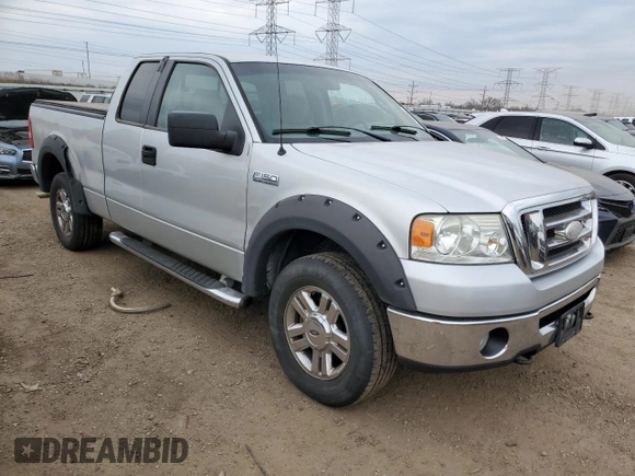 2007 Ford F-150 XLT with VIN 1FTPX14V37FB79468, listed as a Copart auction lot 53516595 with 135,063 mi miles and Clean Title. Bid and sale history available at carsss.com. Image 4.