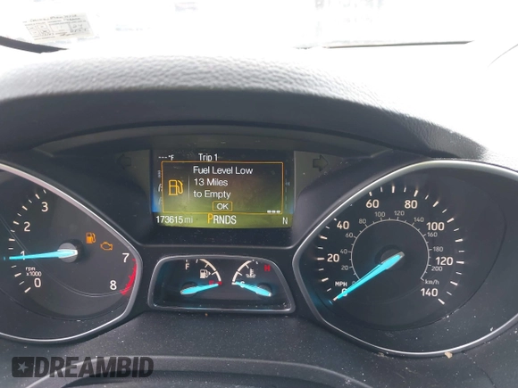2017 Ford Escape Titanium with VIN 1FMCU0JD9HUC71738, listed as a IAAI auction lot 41673228 with 173,615 mi miles. Bid and sale history available at carsss.com. Image 7.