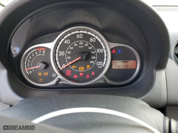 2013 Mazda Mazda2 Sport with VIN JM1DE1KY5D0162904, listed as a Copart auction lot 57712794 with 138,718 mi miles and Salvage Title. Bid and sale history available at carsss.com. Image 9.