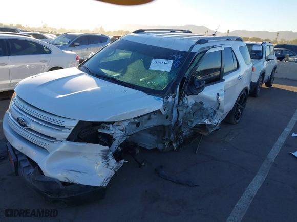 2015 Ford Explorer Limited with VIN 1FM5K7F83FGC25501, listed as a IAAI auction lot 41045180 with 110,230 mi miles. Bid and sale history available at carsss.com. Image 16.