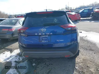 2023 Nissan Rogue SV with VIN JN8BT3BB3PW498674, listed as a IAAI auction lot 41246882 with 47,671 mi miles. Bid and sale history available at carsss.com. Image 17.